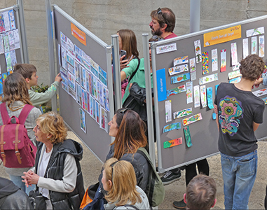 The school "St. Jordi and the Park Güell Dragon” competition took place again this year 